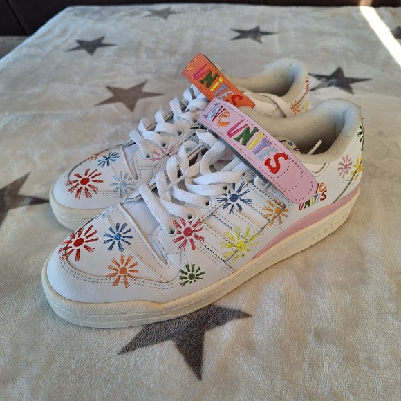 adidas Other - Adidas Originals Men's Forum Low Pride Pack Love Unites Sneakers GW2416 Size 8